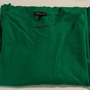 Banana Republic Green Merino Wool Sweater